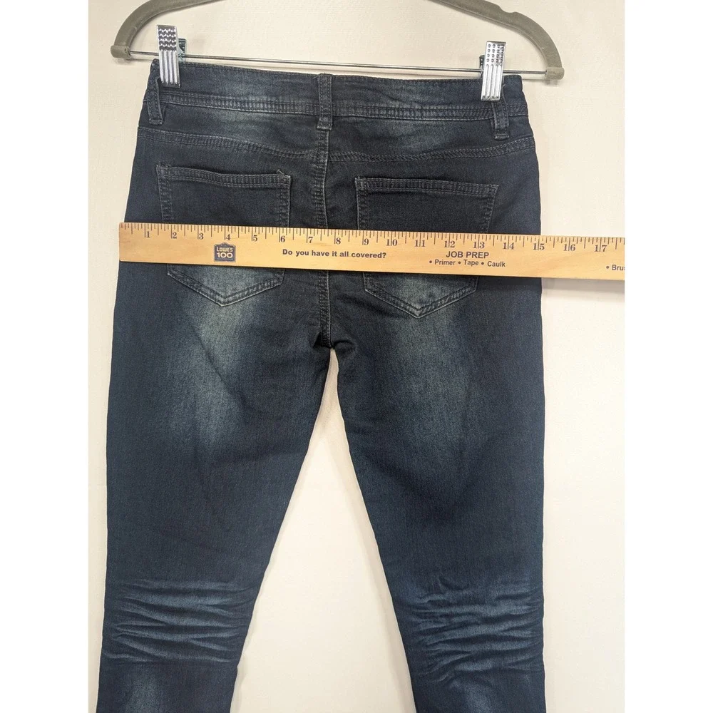 Vanilla Star Womens Jeans Dark Wash Skinny Fit Size 1‎